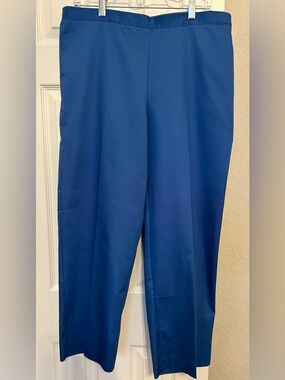 Alfred Dunner Cobalt Blue Straight-Leg Dress Pants